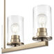 Verlana Island Chandelier Ceiling Light in Modern Gold