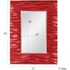 Zenith 39 X 31 inch Glossy Red Wall Mirror