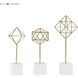 Theorem Soft Gold with White Decorative Object, Set of 3
