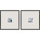 Slate Piano Blue and Gray and White Framed Art, Propac
