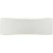 Ambiance LED 16 inch Gloss White ADA Wall Sconce Wall Light