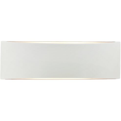 Ambiance LED 16 inch Gloss White ADA Wall Sconce Wall Light