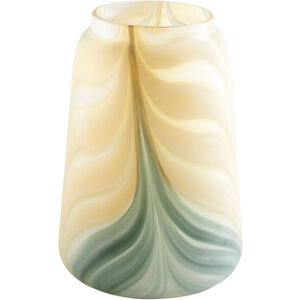 Hearts of Palm 12 X 8 inch Vase, Medium