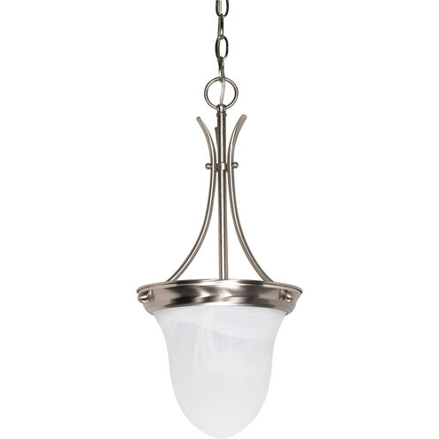 Brentwood 1 Light 10 inch Brushed Nickel Pendant Ceiling Light