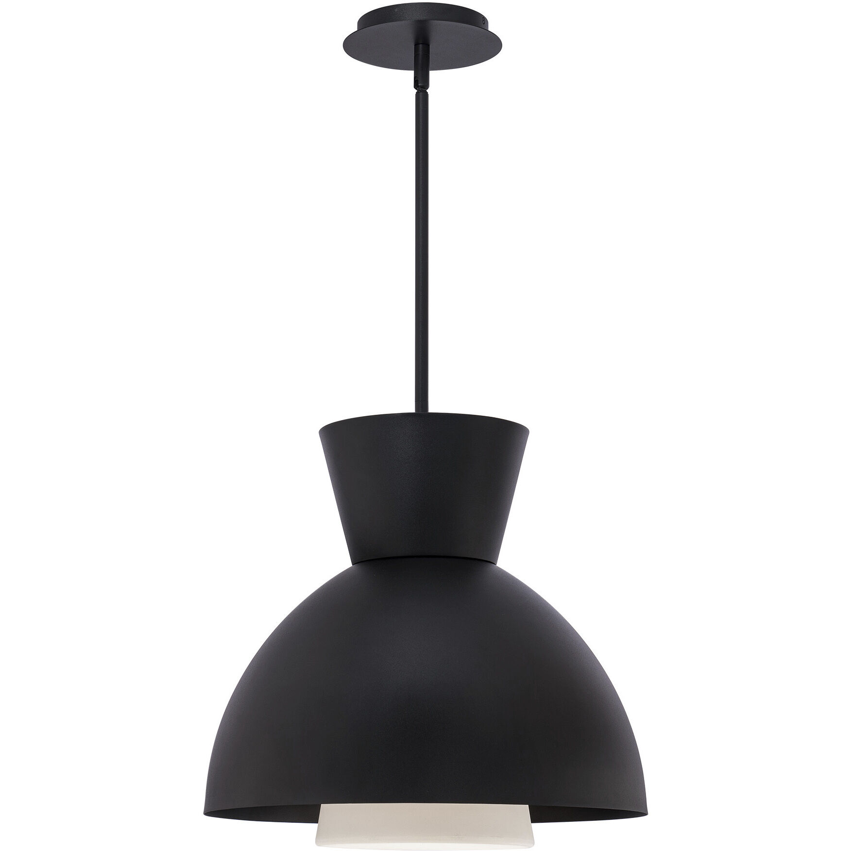 Carafe LED 16 inch Black Pendant Ceiling Light, dweLED