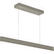 Stealth LED 1 inch Satin Nickel Linear Pendant Ceiling Light