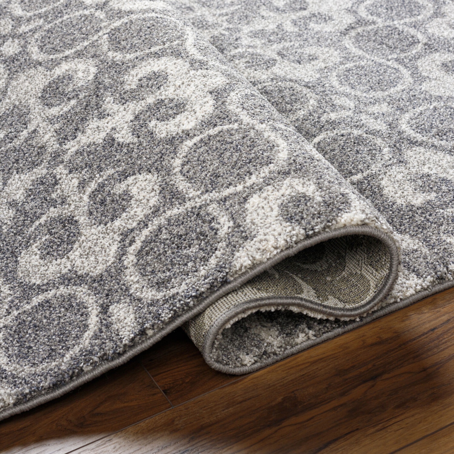 Pembridge 91 X 63 inch Charcoal Rug in 5 x 8, Rectangle