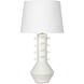 Norway 31 inch 150.00 watt White Table Lamp Portable Light