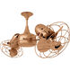 Matthews-Gerbar Duplo-Dinamico 39 inch Brushed Copper Ceiling Fan, Matthews-Gerbar