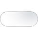 Capsule 60 X 24 inch Chrome Wall Mirror in Painted Chrome