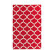 Pollack 144 X 27 inch Bright Red Indoor Runner, Runner