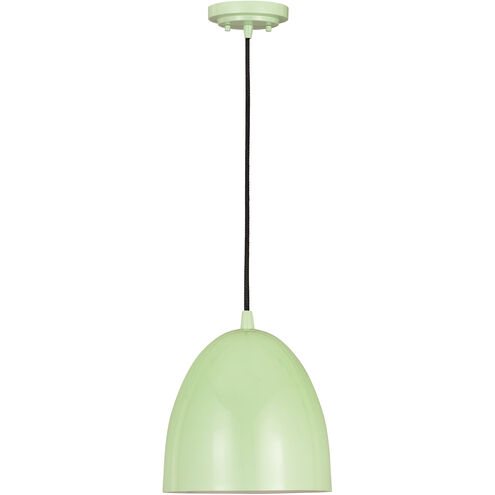 Z-Studio 1 Light 9.5 inch Mint Pendant Ceiling Light