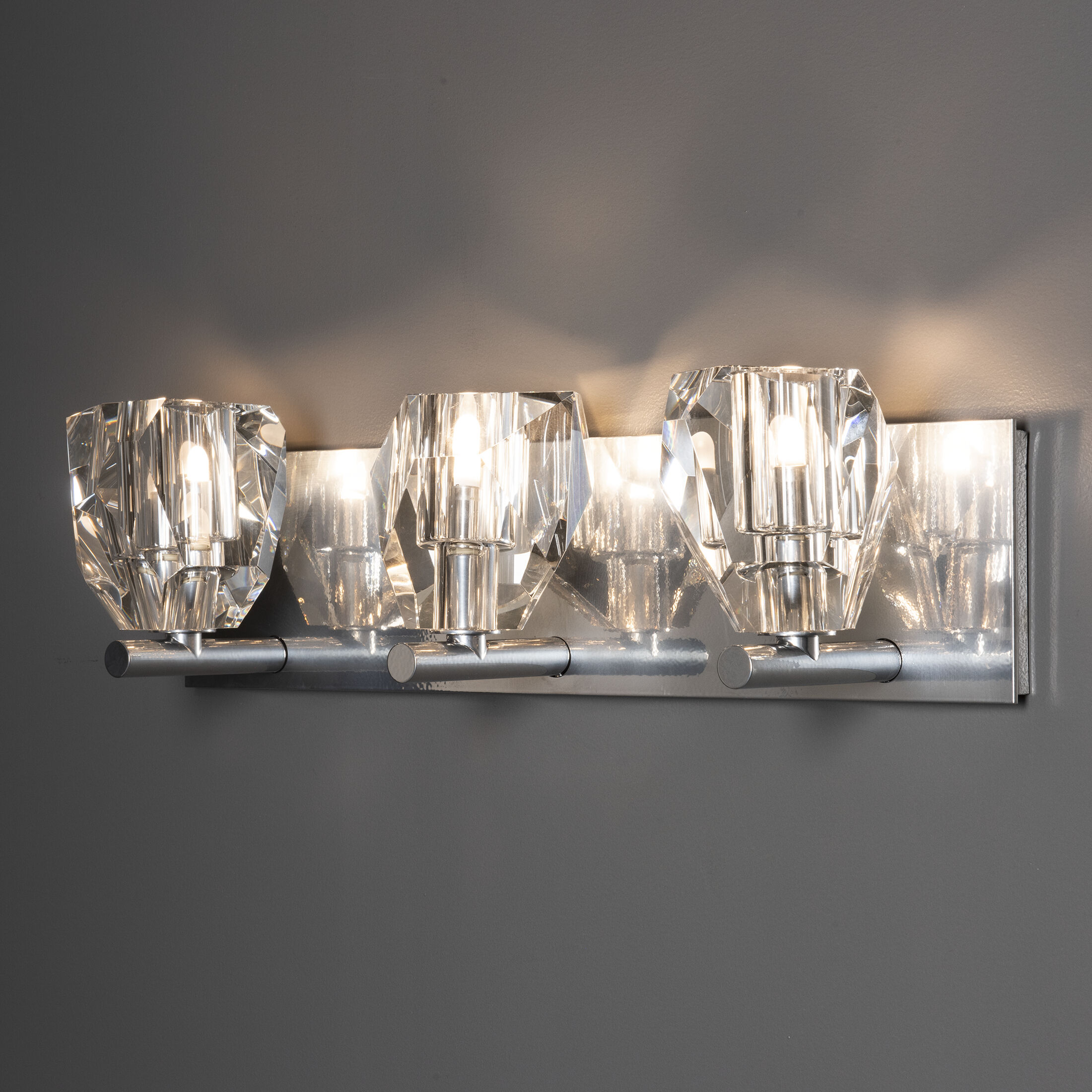 Gatsby 3 Light 21 inch Sterling Bath Sconce Wall Light - Open Box