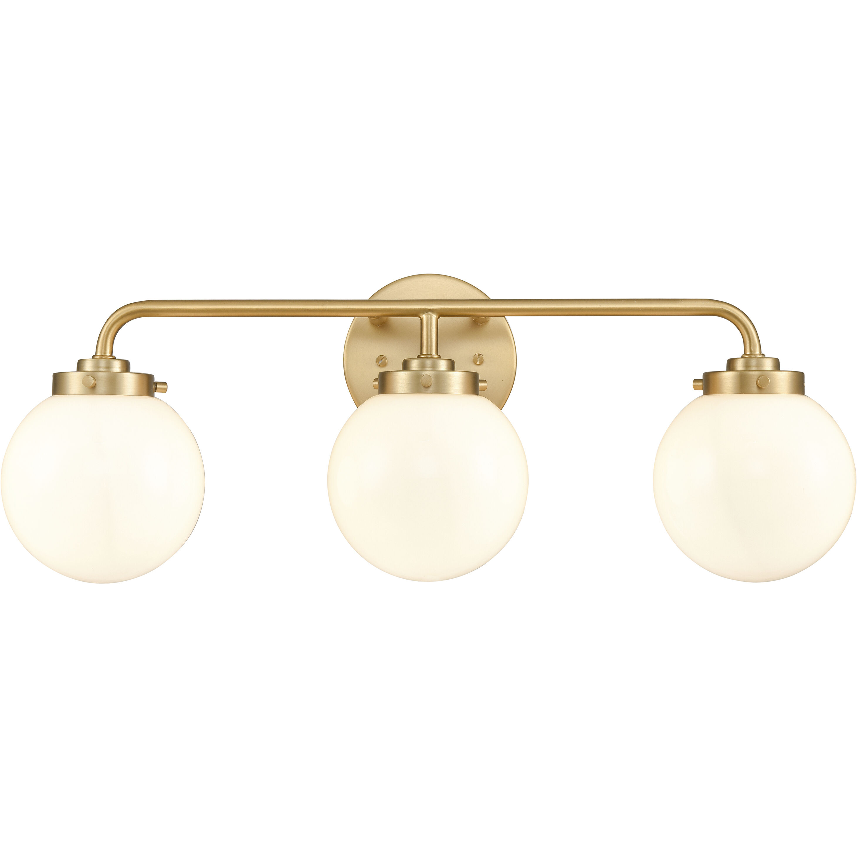 Fairbanks 3 Light 23.25 inch Brushed Gold Vanity Light Wall Light