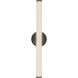 Vire 2 inch Black ADA Wall Sconce Wall Light