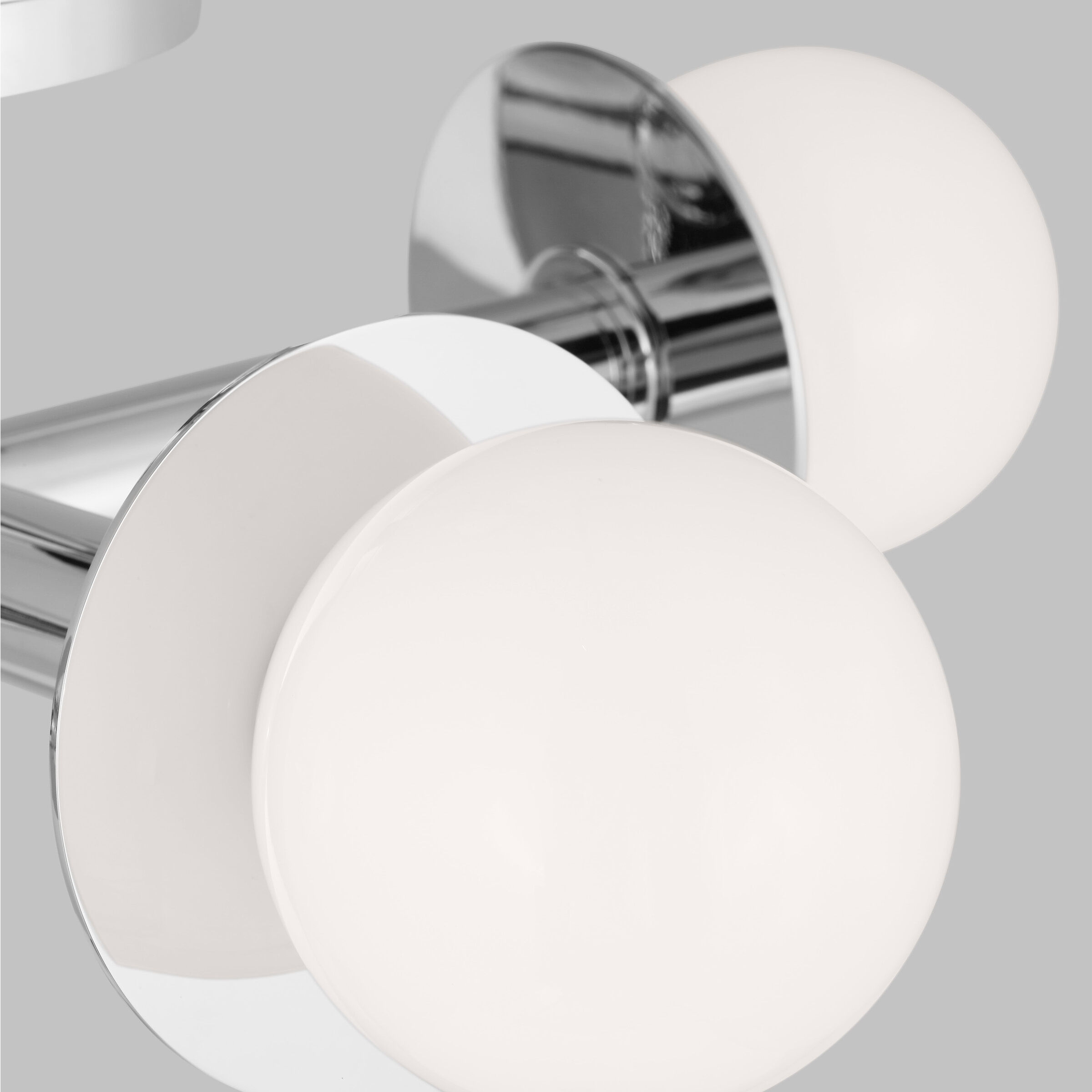 Kelly by Kelly Wearstler Nodes 4 Light 18 inch Polished Nickel Semi-Flush Mount Ceiling Light