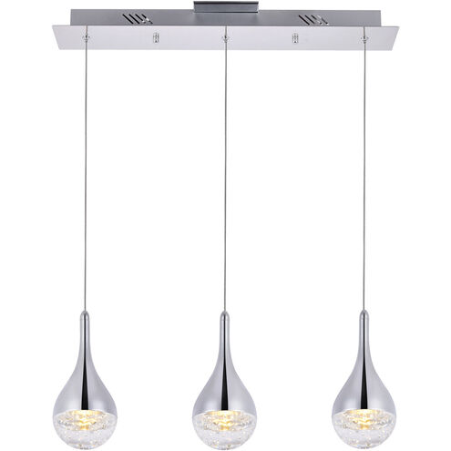 Amherst LED 24 inch Chrome Chandelier Ceiling Light