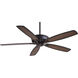 Kafe-XL 60 inch Kocoa with Toned Medium Maple/Dark Maple Blades Ceiling Fan