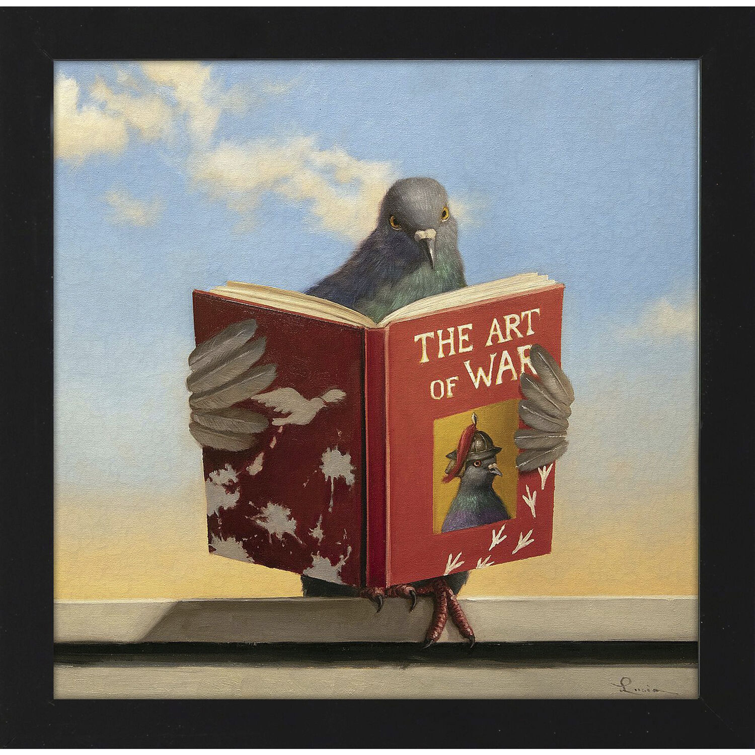 Art of War 11 X 11 inch Non-Glass Framed Art, Propac