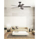 Doren 52 inch Matte Greige with Weathered Wood Blades Ceiling Fan