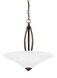 Metcalf 3 Light 22 inch Autumn Bronze Pendant Ceiling Light
