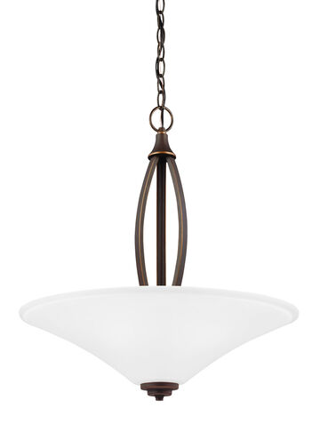 Metcalf 3 Light 22 inch Autumn Bronze Pendant Ceiling Light
