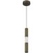 Ronda 1 Light 2 inch Weathered Brass Standard Pendant Ceiling Light