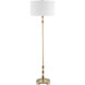 Pilare 64 inch 150.00 watt Shiny Gold Floor Lamp Portable Light