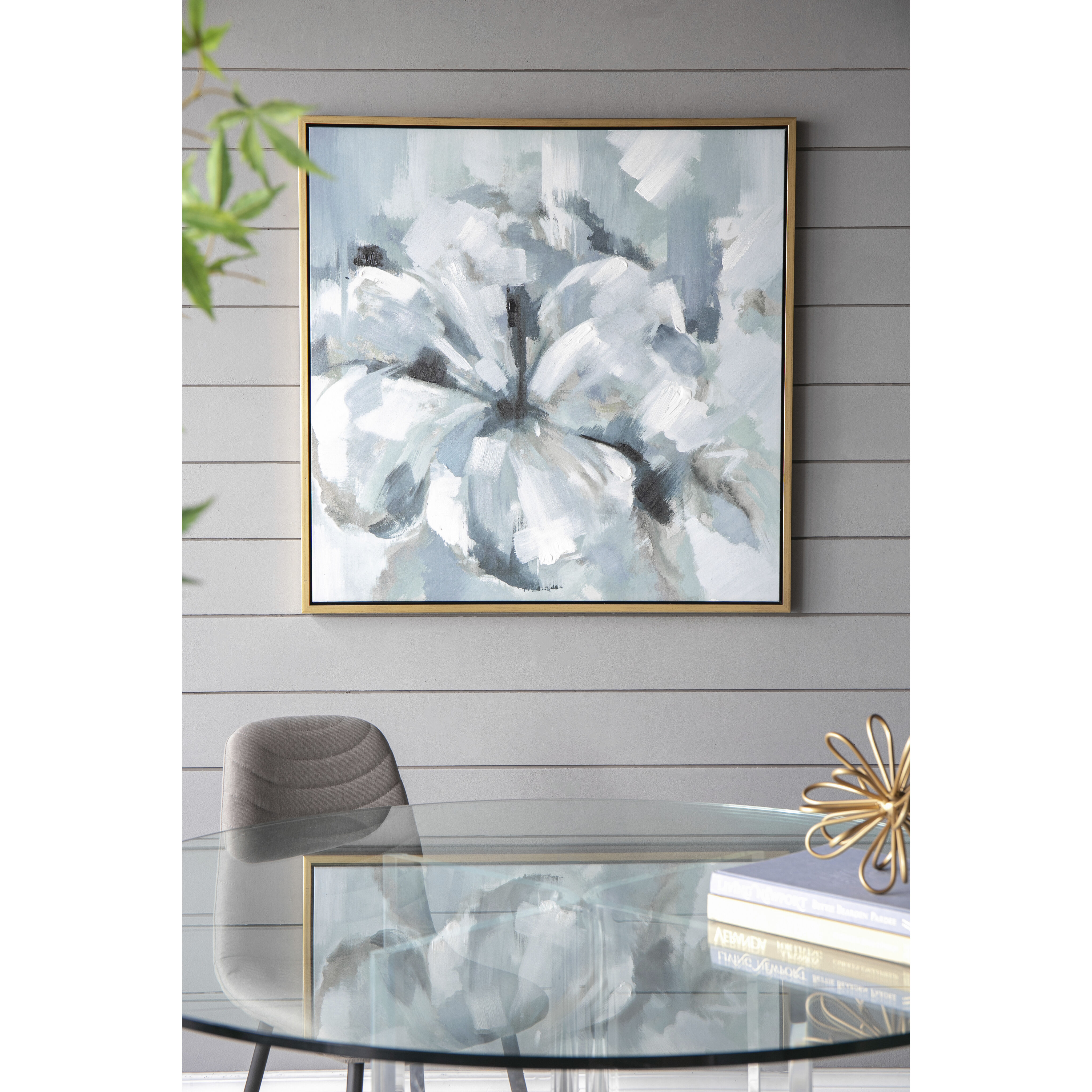 Summer Grey/Blue/Gold Wall Art