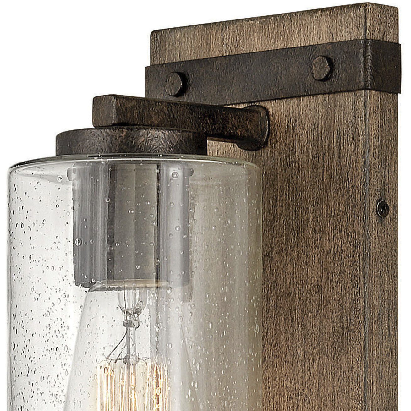 Sawyer 1 Light 5.75 inch Sequoia with Iron Rust Vanity Light Wall Light