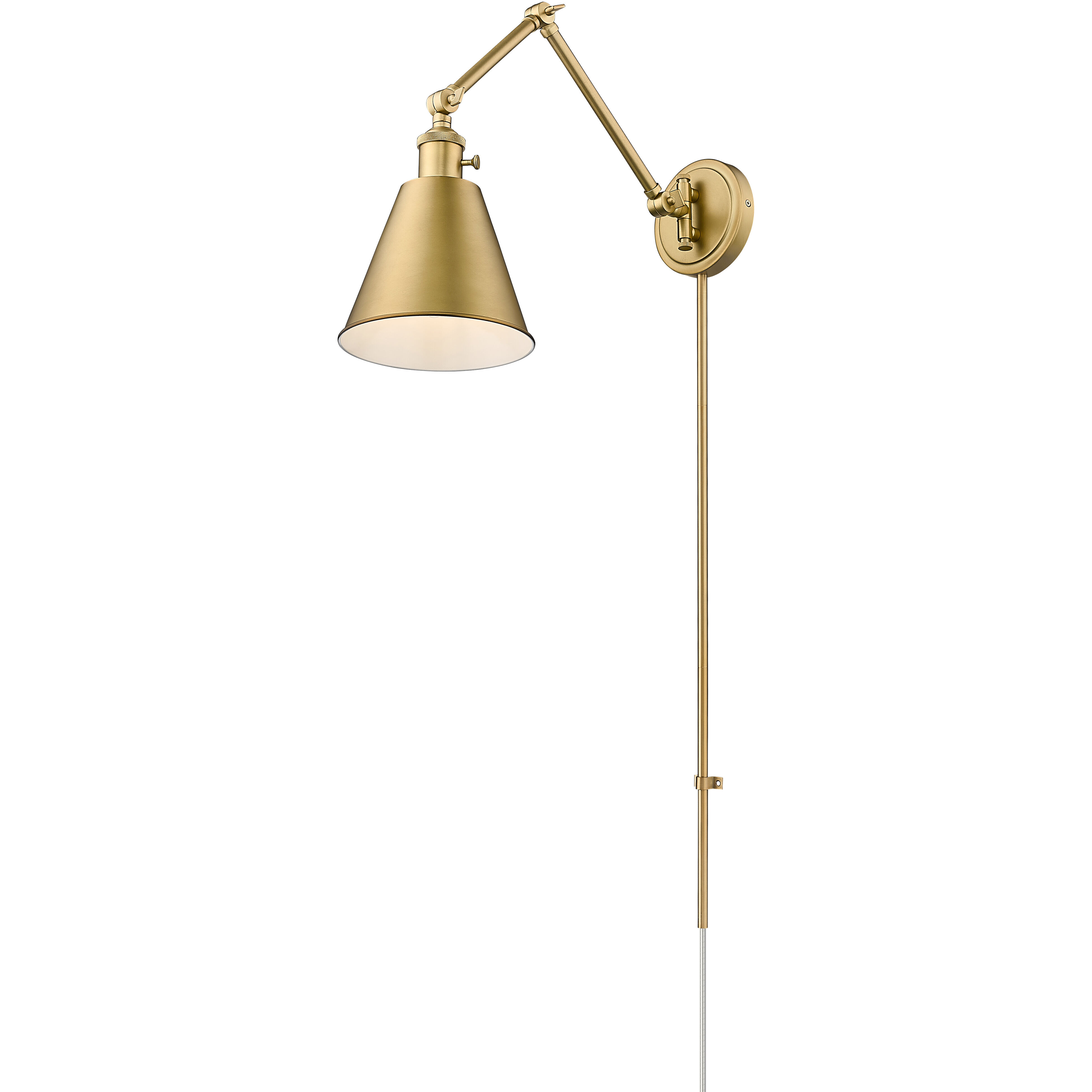 Gayson 1 Light 7.5 inch Rubbed Brass Wall Sconce Wall Light