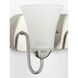 Classic 2 Light 13 inch Brushed Nickel Bath Vanity Wall Light