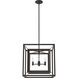 Doherty 4 Light 18 inch Onyx Bengal Chandelier Ceiling Light