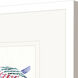 Conversation Birds Multi and Pink and Blue and Green Framed Art, Propac
