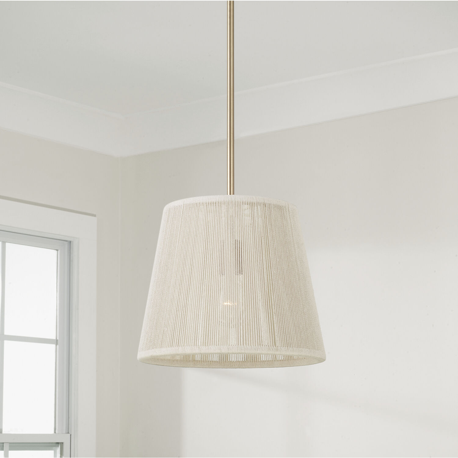 Tara 1 Light 12 inch Matte Brass Pendant Ceiling Light