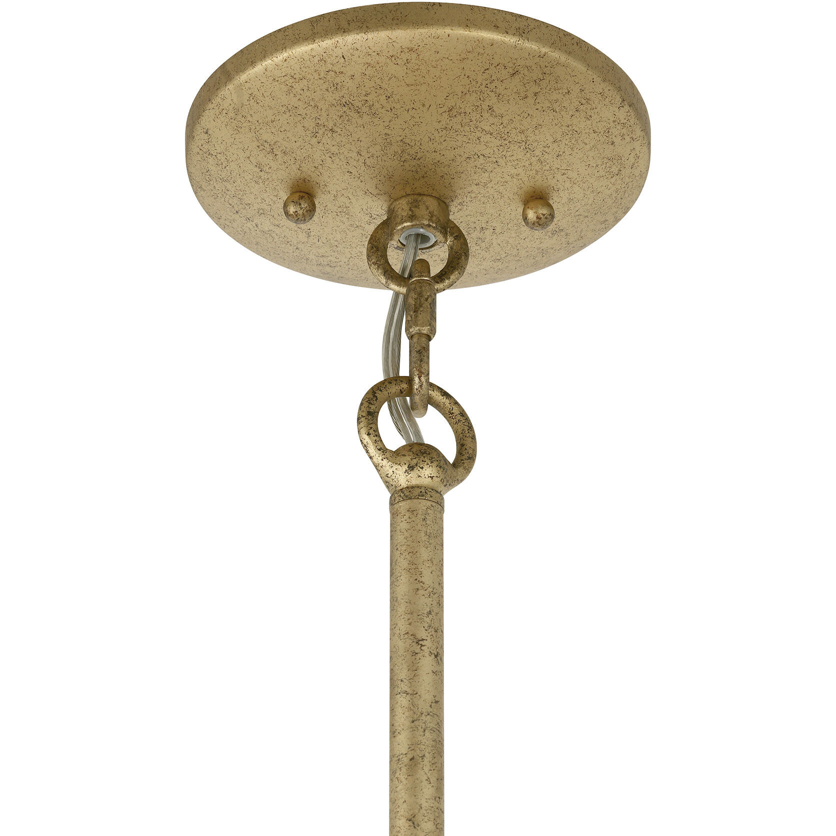 Loto 6 Light 30 inch Centura with Burnished Gold Pendant Ceiling Light