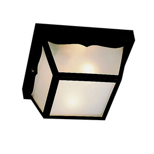 Outdoor Plastic Fixtures 1 Light 8.25 inch Outdoor Ceiling Light