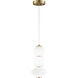 Dango LED 6.38 inch Oxidized Gold Pendant Ceiling Light