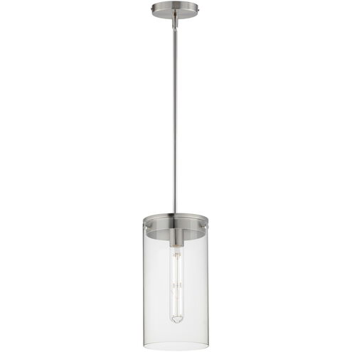 Pinn 1 Light 8 inch Satin Nickel Single Pendant Ceiling Light