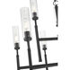 Esme 9 Light 38 inch Matte Black Chandelier Ceiling Light