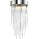 Waterfall 4 Light 12 inch Polished Nickel Pendant Ceiling Light