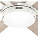 Georgetown 52 inch Fresh White with Light Oak and Fresh White Blades Ceiling Fan