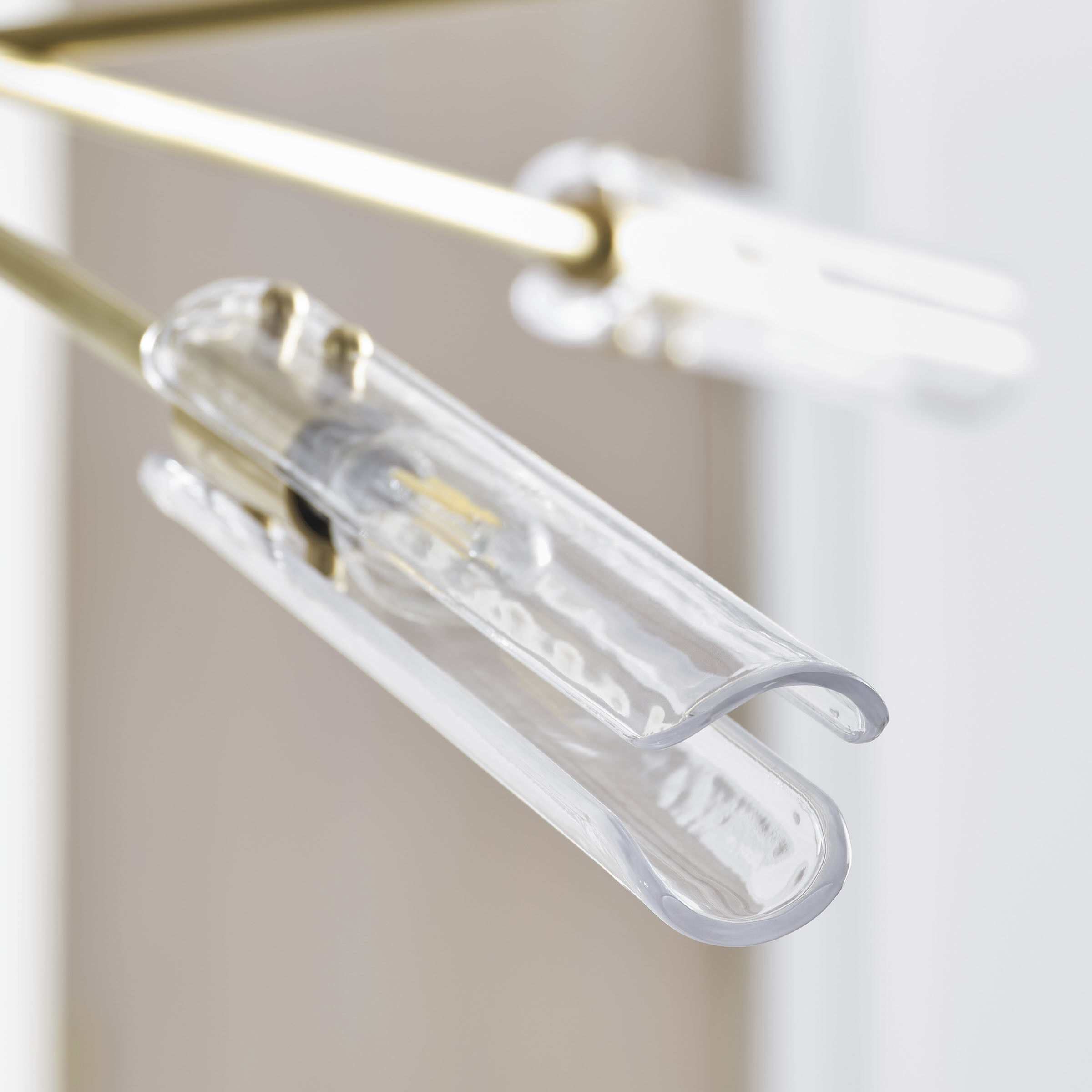 AERIN Casoria LED 45.75 inch Hand-Rubbed Antique Brass Radial Chandelier Ceiling Light, XL