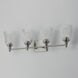 Julip 4 Light 31.75 inch Satin Nickel Bath Vanity Wall Light
