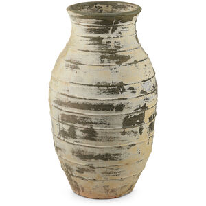 Ragusa Antique White Outdoor Urn, Large