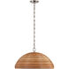 Suzanne Kasler Emerson LED 22.75 inch Polished Nickel Pendant Ceiling Light