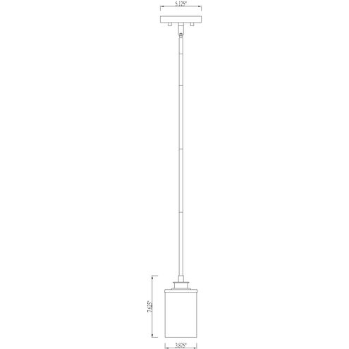 Beckett 1 Light 5.25 inch Olde Brass Pendant Ceiling Light