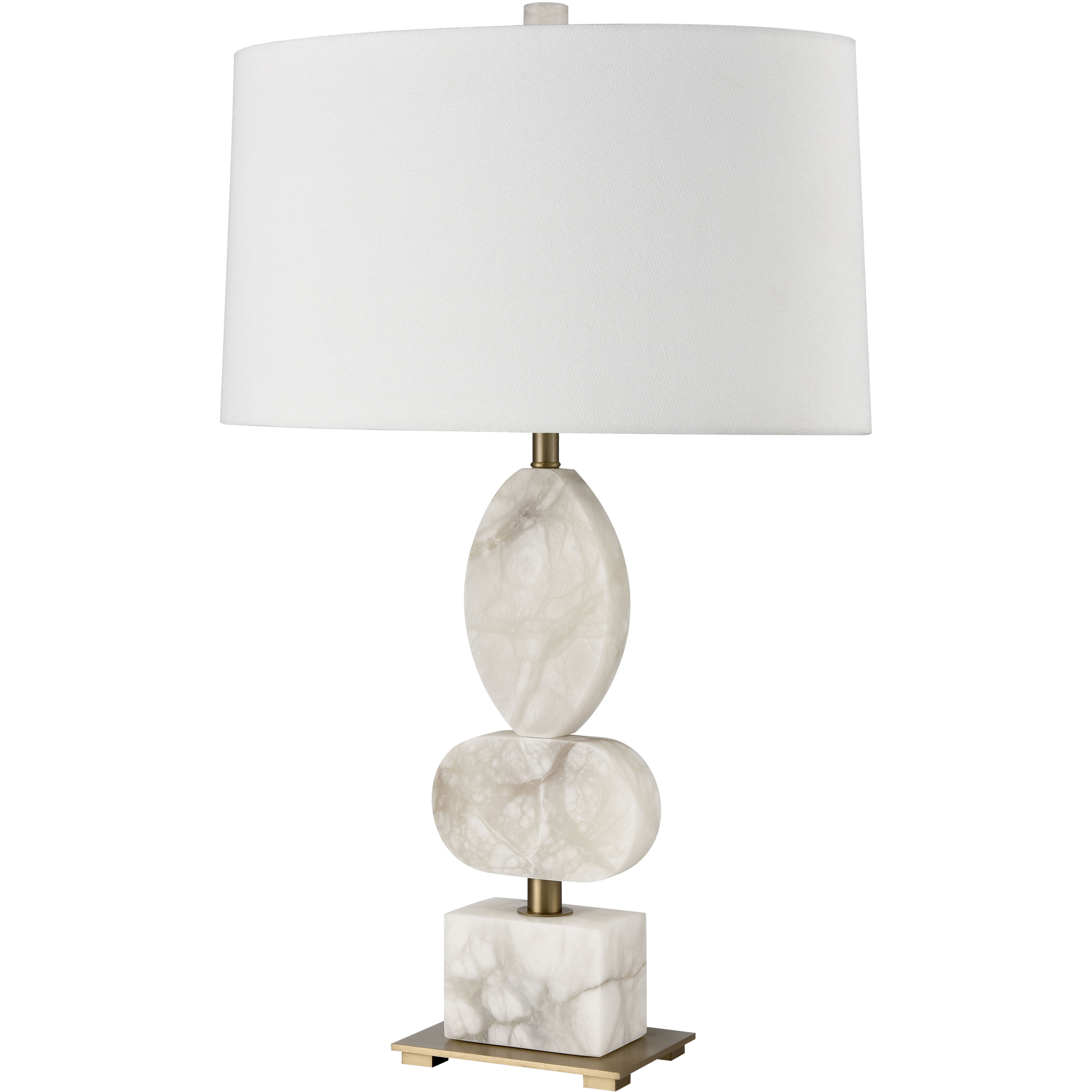 Calmness 30 inch 150 watt White Table Lamp Portable Light