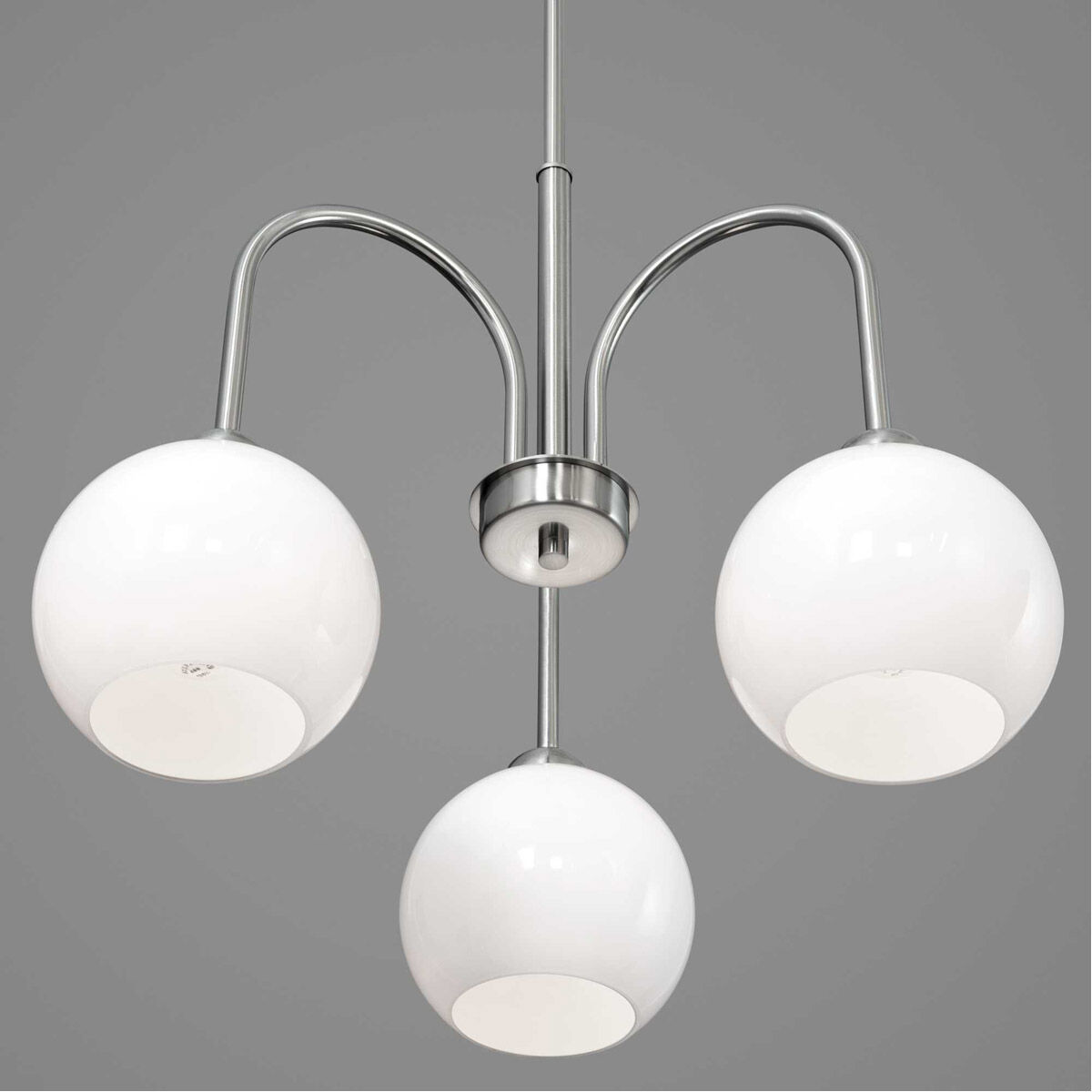 Carisa 3 Light 21.5 inch Brushed Nickel Chandelier Ceiling Light