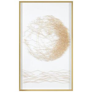 Mark McDowell's Gold Moon Rising I 48.5 X 28.75 inch Oils And Original Art, 3D